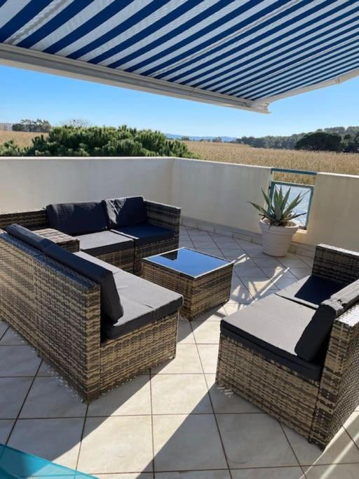 Appartement Domaine D'Azur - Renovated 1Br With Terrace Pool & Garage à Le Lavandou Extérieur photo